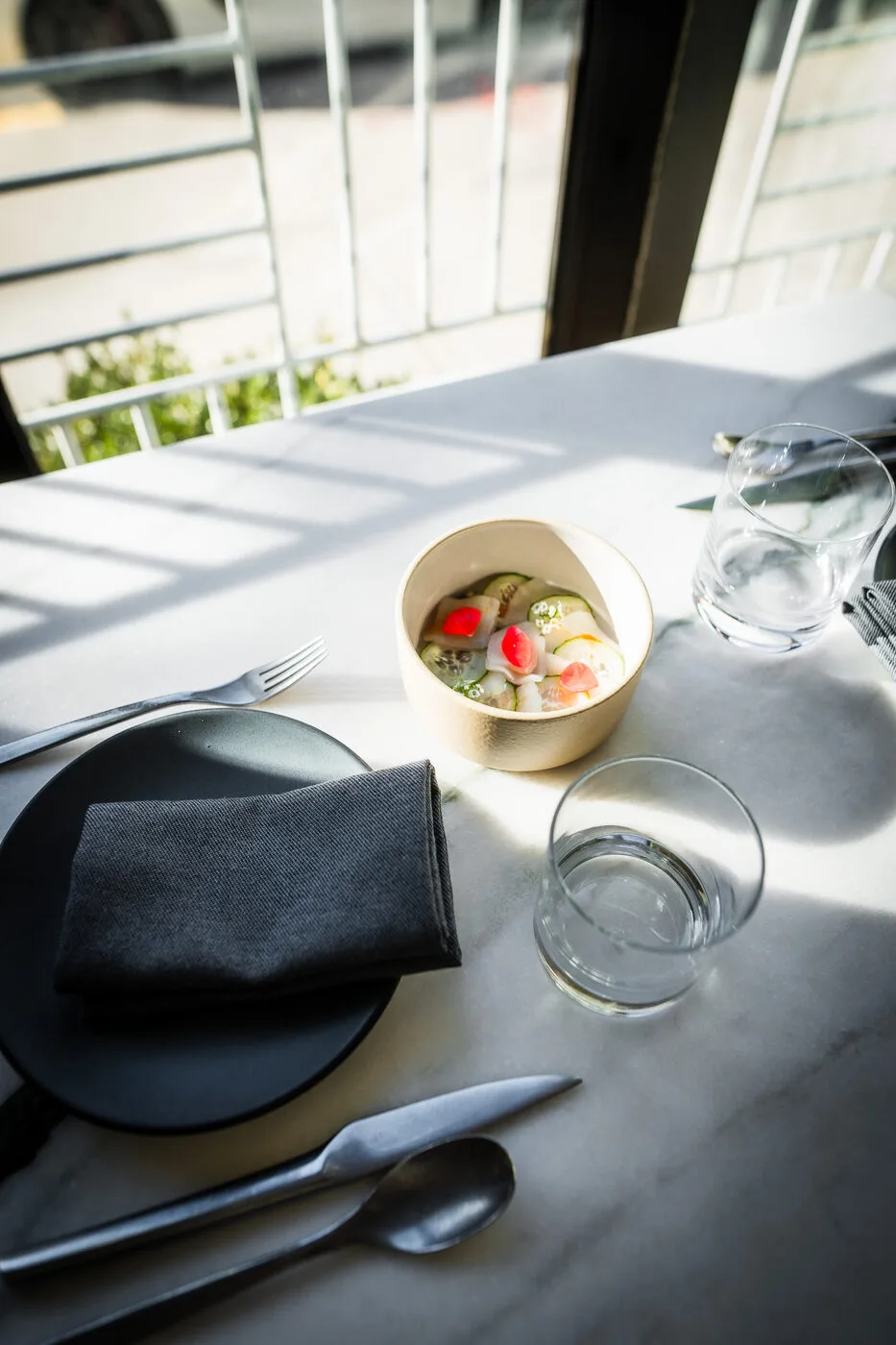 MADRE ambient dining room, Greenpoint Brooklyn